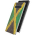 Jamaican Flag Dark Wood Galaxy S10 Skin