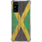 Jamaican Flag Dark Wood Galaxy S20 FE Clear Case