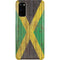 Jamaican Flag Dark Wood Galaxy S20 Lite Case