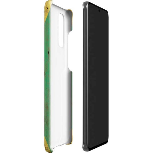 Jamaican Flag Dark Wood Galaxy S20 Lite Case