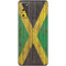 Jamaican Flag Dark Wood Galaxy S20 Skin