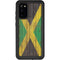 Jamaican Flag Dark Wood Galaxy S20 Waterproof Case