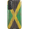 Jamaican Flag Dark Wood Galaxy S21 5G Pro Case