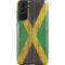 Jamaican Flag Dark Wood Galaxy S21 FE Pro Case