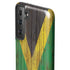 Jamaican Flag Dark Wood Galaxy S21 FE Pro Case