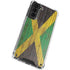 Jamaican Flag Dark Wood Galaxy S21 Plus 5G Clear Case