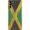 Jamaican Flag Dark Wood Galaxy S21 Plus 5G Skin