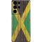 Jamaican Flag Dark Wood Galaxy S21 Ultra 5G Skin