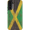 Jamaican Flag Dark Wood Galaxy S22 Plus Pro Case