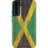 Jamaican Flag Dark Wood Galaxy S22 Plus Pro Case