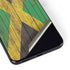 Jamaican Flag Dark Wood Galaxy S22 Skin