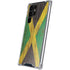 Jamaican Flag Dark Wood Galaxy S22 Ultra Clear Case