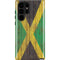 Jamaican Flag Dark Wood Galaxy S22 Ultra Pro Case