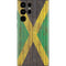 Jamaican Flag Dark Wood Galaxy S22 Ultra Skin