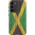 Jamaican Flag Dark Wood Galaxy S23 Plus Pro Case