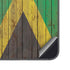 Jamaican Flag Dark Wood Galaxy S23 Plus Skin