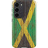 Jamaican Flag Dark Wood Galaxy S23 Pro Case