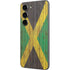 Jamaican Flag Dark Wood Galaxy S23 Skin
