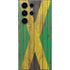 Jamaican Flag Dark Wood Galaxy S23 Ultra Skin