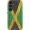 Jamaican Flag Dark Wood Galaxy S24 Impact Case