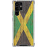 Jamaican Flag Dark Wood Galaxy S24 Ultra Clear Case