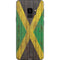 Jamaican Flag Dark Wood Galaxy S9 Skin