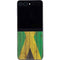 Jamaican Flag Dark Wood Galaxy Z Flip5 5G Skin