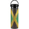 Jamaican Flag Dark Wood Hydro Flask 20oz Wide Mouth Skin