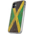 Jamaican Flag Dark Wood iPhone 11 Clear Case