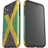 Jamaican Flag Dark Wood iPhone 11 Impact Case
