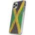 Jamaican Flag Dark Wood iPhone 11 Pro Clear Case