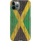 Jamaican Flag Dark Wood iPhone 11 Pro Lite Case