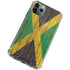 Jamaican Flag Dark Wood iPhone 11 Pro Max Clear Case