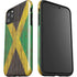 Jamaican Flag Dark Wood iPhone 11 Pro Max Impact Case