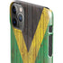 Jamaican Flag Dark Wood iPhone 11 Pro Max Lite Case