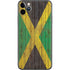 Jamaican Flag Dark Wood iPhone 11 Pro Max Skin