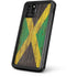 Jamaican Flag Dark Wood iPhone 11 Pro Max Waterproof Case