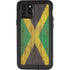 Jamaican Flag Dark Wood iPhone 11 Pro Waterproof Case