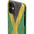 Jamaican Flag Dark Wood iPhone 12 Mini Lite Case