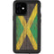 Jamaican Flag Dark Wood iPhone 12 Mini Waterproof Case
