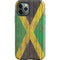 Jamaican Flag Dark Wood iPhone 12 Pro Max Impact Case