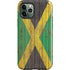 Jamaican Flag Dark Wood iPhone 12 Pro Max Impact Case