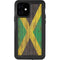 Jamaican Flag Dark Wood iPhone 12 Waterproof Case
