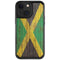Jamaican Flag Dark Wood iPhone 13 Cargo Case