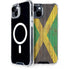 Jamaican Flag Dark Wood iPhone 13 MagSafe Case