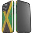 Jamaican Flag Dark Wood iPhone 13 Pro Max Impact Case
