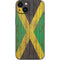 Jamaican Flag Dark Wood iPhone 13 Skin