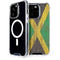 Jamaican Flag Dark Wood iPhone 14 Pro MagSafe Case