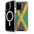 Jamaican Flag Dark Wood iPhone 15 Pro Max MagSafe Case