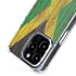 Jamaican Flag Dark Wood iPhone 15 Pro Max MagSafe Case